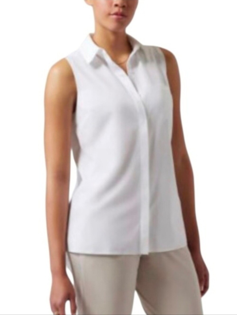 Athleta Urbanite Tank White Size Large